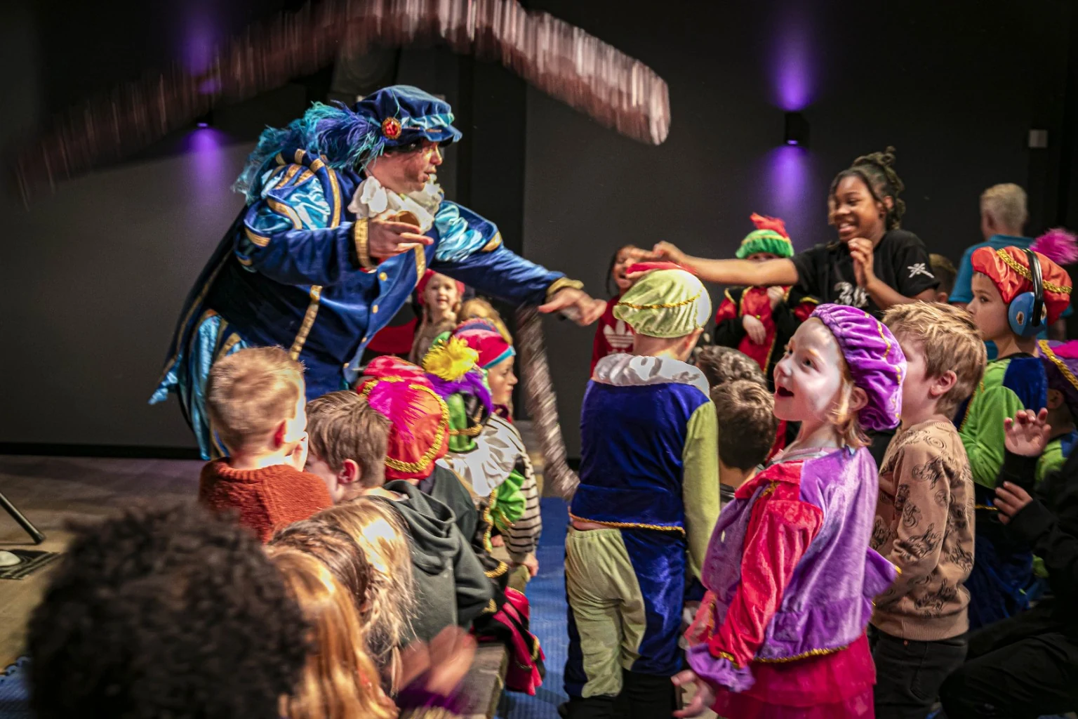 Interactieve Sinterklaasshow met kinderen